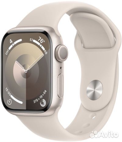 Умные часы Apple Watch Series 9 45 мм Starlight