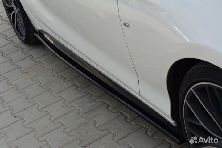 BMW 1 F20, F21 (11-15) Накладки на пороги MD