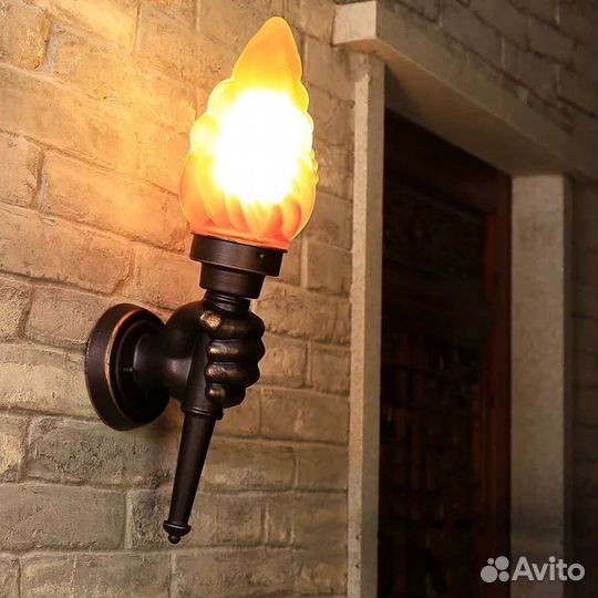 Светильник с эффектом пламени