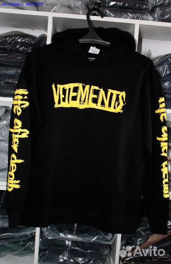 Худи Vetements oversize black (Арт.37323)