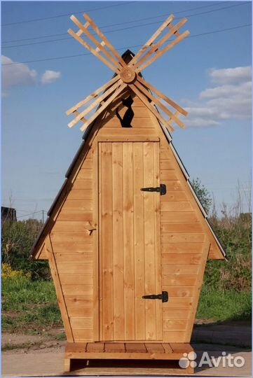 Дачный туалет с дельфином кял 296