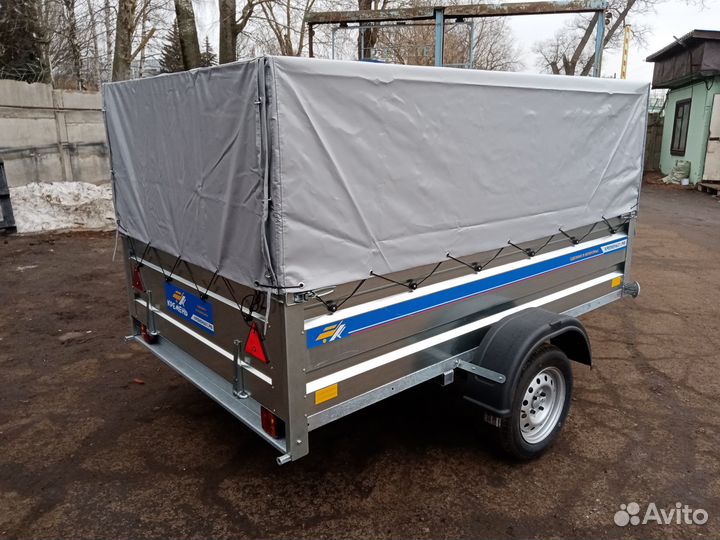 Прицеп Кремень31 2.5х1.5х0.5 с тентом 70 см