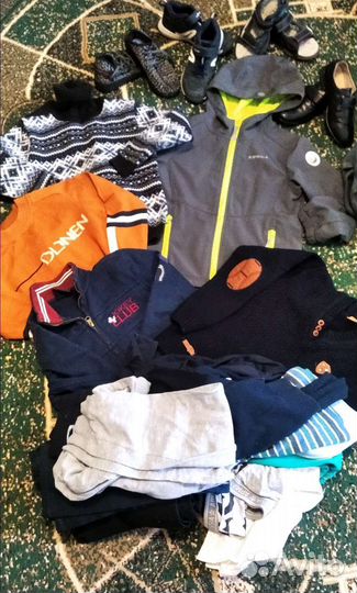 Большой пакет одежды и обувь 5 пар 31-32