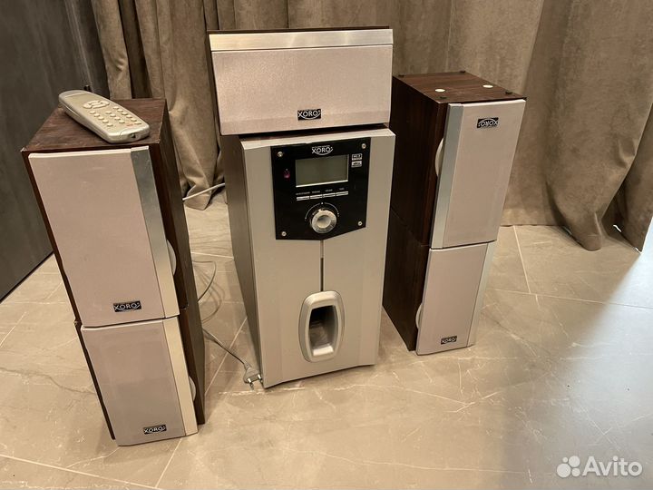 Акустическая система 5.1 xoro. Колонки сабвуфер