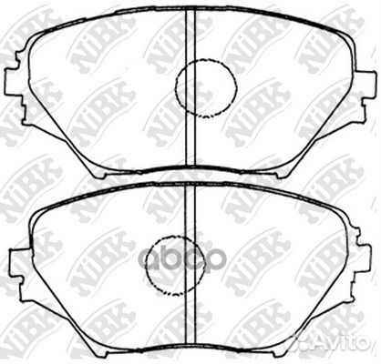 PN1447-nibk колодки дисковые п Toyota RAV4 1.8