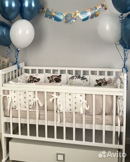 Бортики в кроватку