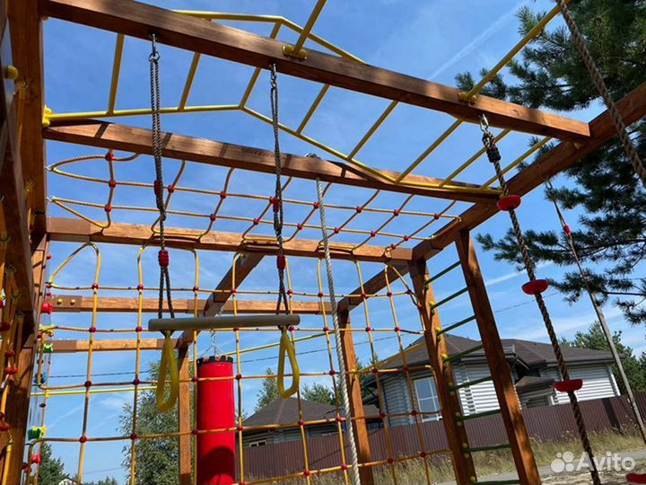 Детский спортивный комплекс (Крашенная)