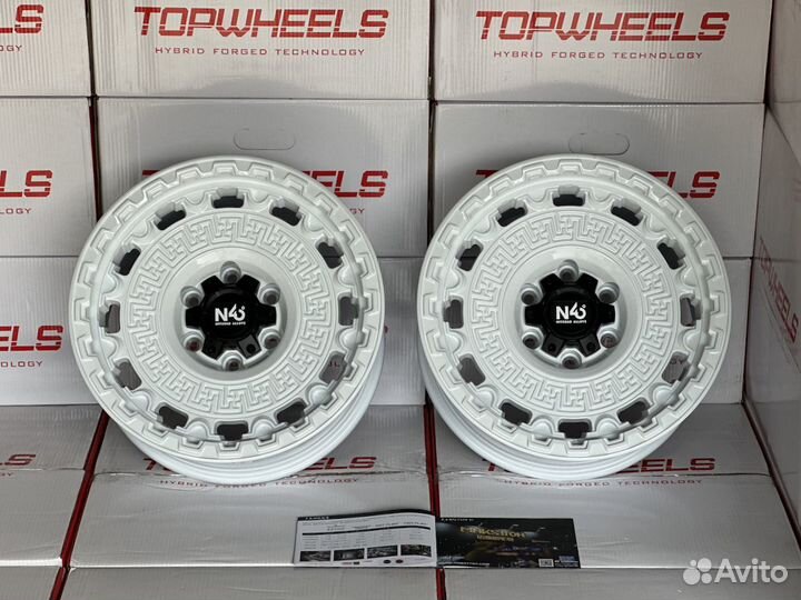 Makstton N40 CK04 17 9.0J ET0 6x139.7 100.1 White