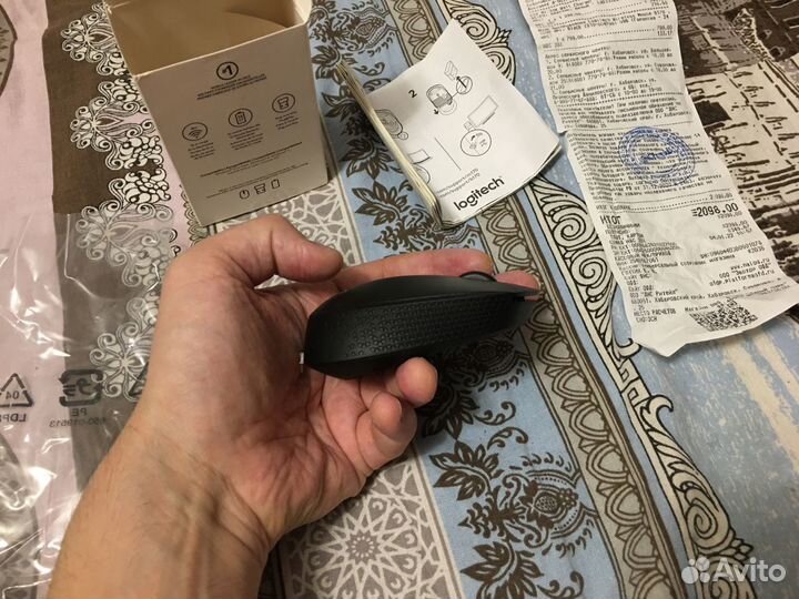 Беспроводная мышь Logitech B170 черная. Новая