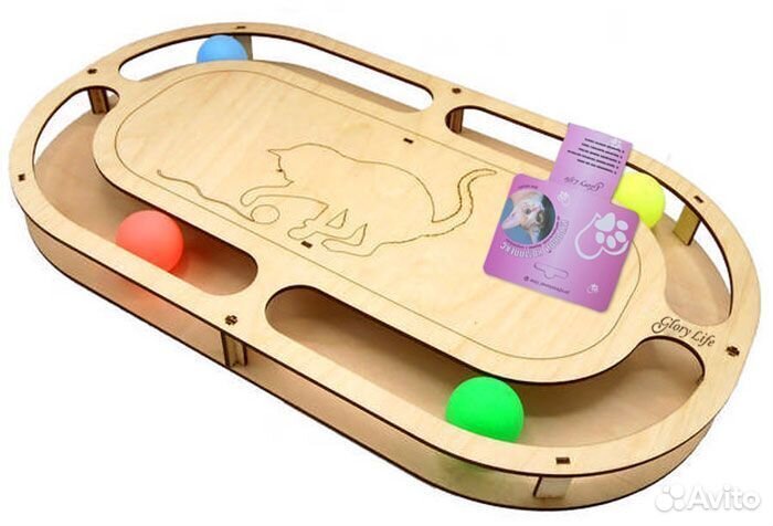 Игр.компл. GoSi дк Стадион с шар. игрушкой когтето