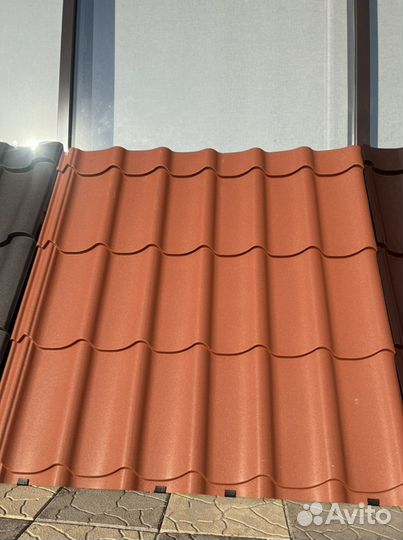 Металлочерепица Rooftop Matte 8004(морковный)