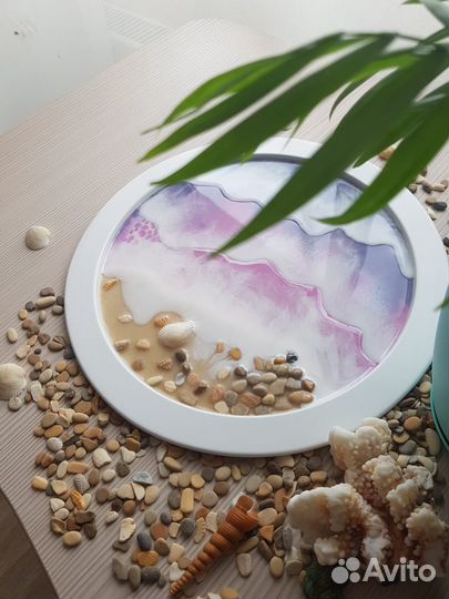 Тарелочка из эпоксидной смолы