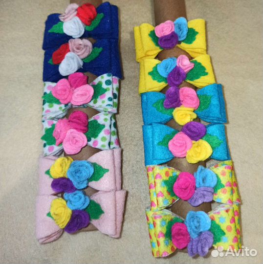 Резиночки для волос ручной работы