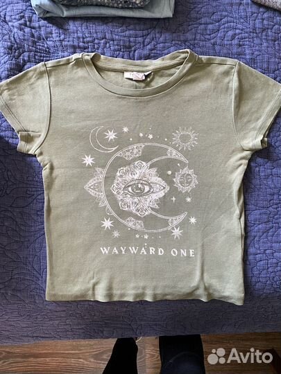 Футболка короткая topshop