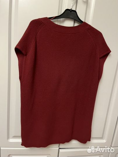 Джемпер бордовый женский трикотаж