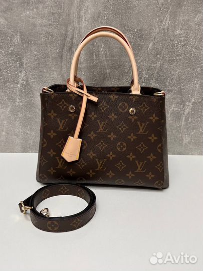 Сумка женская louis vuitton кожаная Люкс