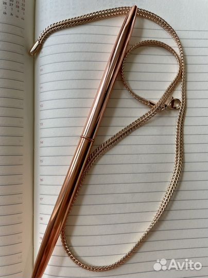 Ручка с напылением золото 585 пр