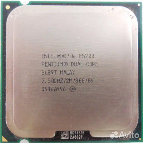 Процессор Intel Pentium E5200
