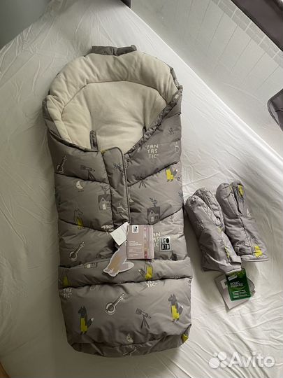 Конверт в коляску зимний Leokid