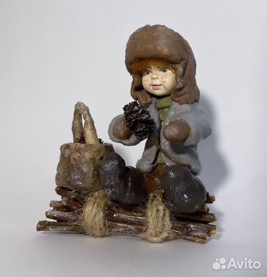 Ватные игрушки на елку