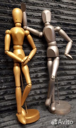 Деревянные шарнирные человечки Икеа