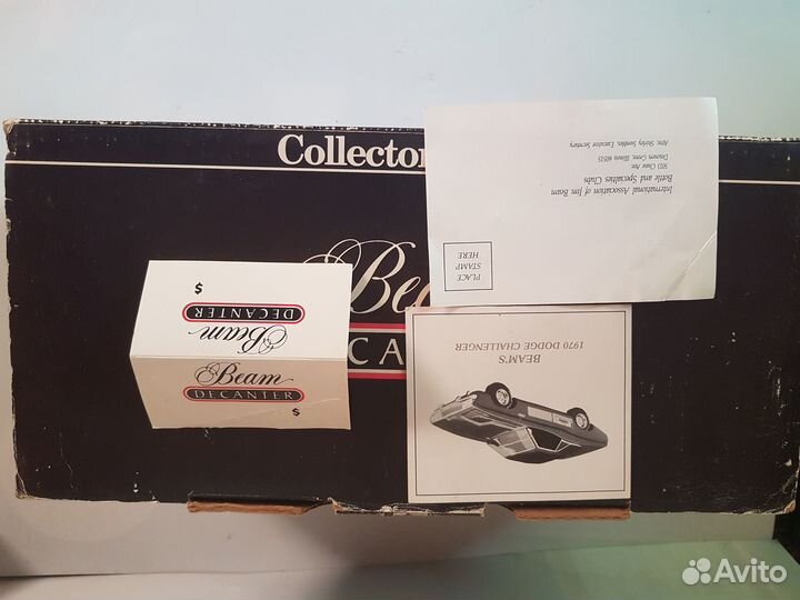 Ёмкость из-под виски в виде авто Dodge Challenger