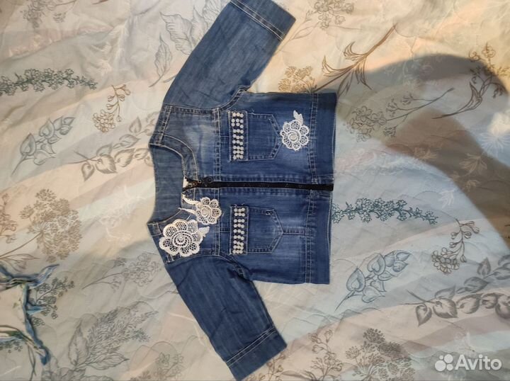 Костюм джинсовый для девочки 98