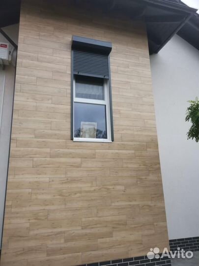 Рольставни защитные на окна антрацит