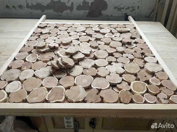 Можжевеловые спилы Панно из можжевельника