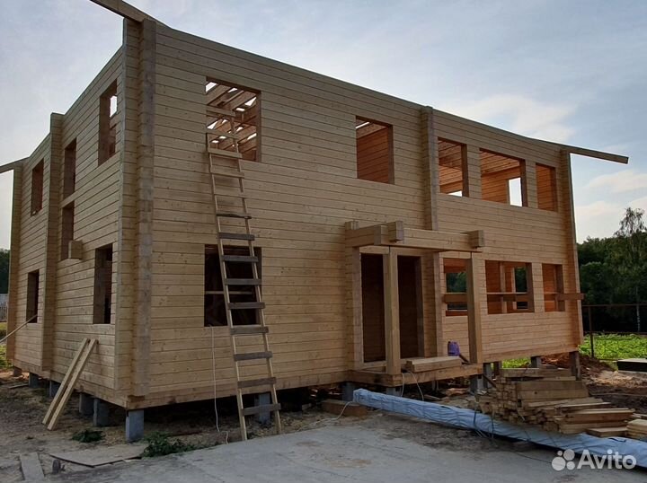 Домокомплект из клееного бруса, ель, 140 на 205