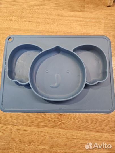 Детская силиконовая секционные тарелочка