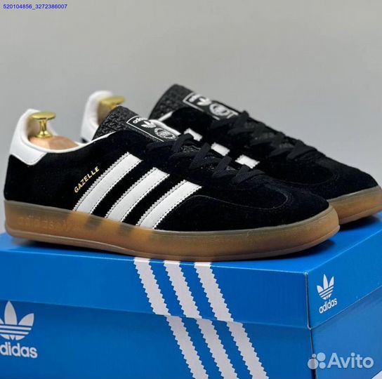 Кроссовки Adidas Gazelle Black (Арт.84897)