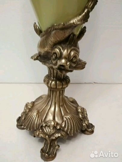 Ваза (фарфор/бронза) на основании 50см