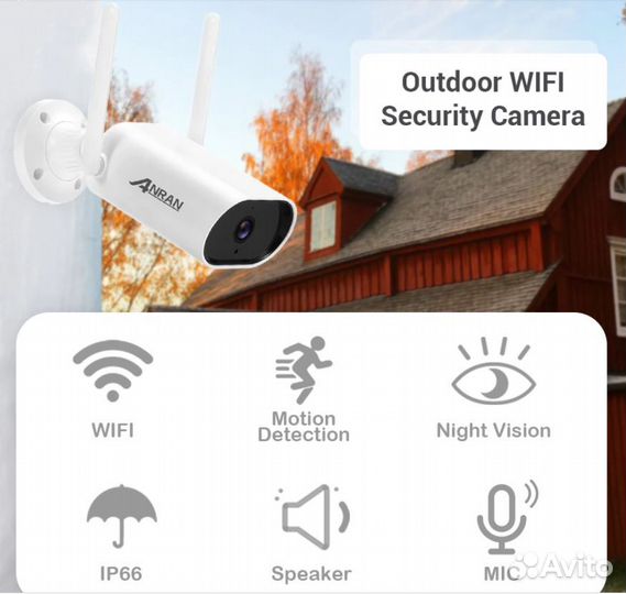 Защищенные Камеры наблюдения Anran 3/5Mp -Гарантия