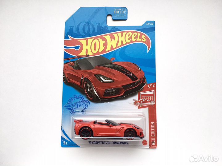 Hot wheels Corvete zr 1 convertible red edition