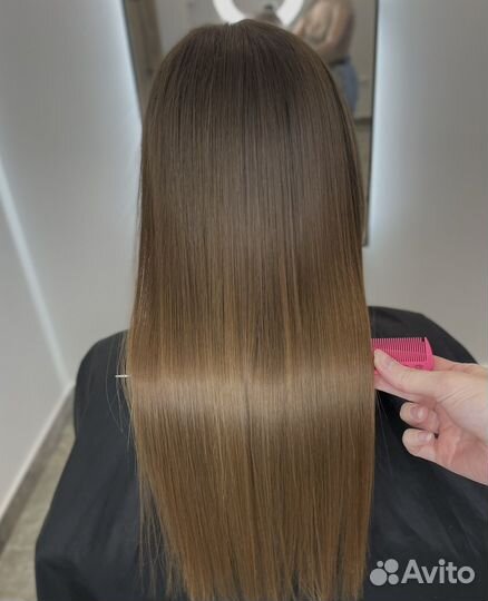 Кератиновое выпрямление