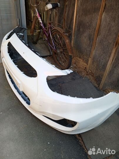 Бампер на hyundai solaris 1