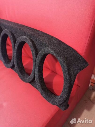 Полка задняя 2107 под овалы 6х9 (6 отверстий)