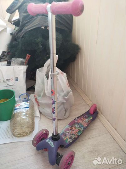 Самокат детский трехколесный бу