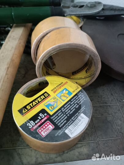 Лента клейкая двусторонняя