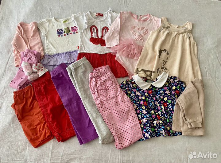 Детские вещи одежда для девочки пакетом 80 р