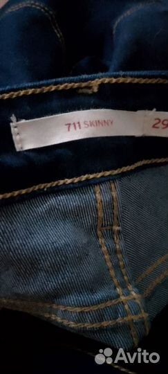 Джинсы levis 711 skinny