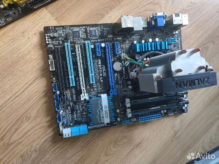 Комплект Asus p8z77v-lk, i5 3470 8gb