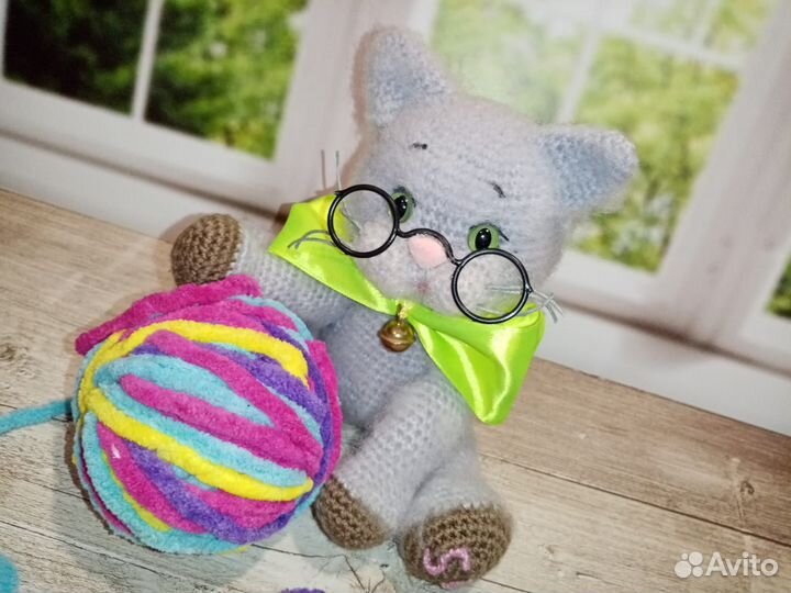 Мягкая игрушка котик