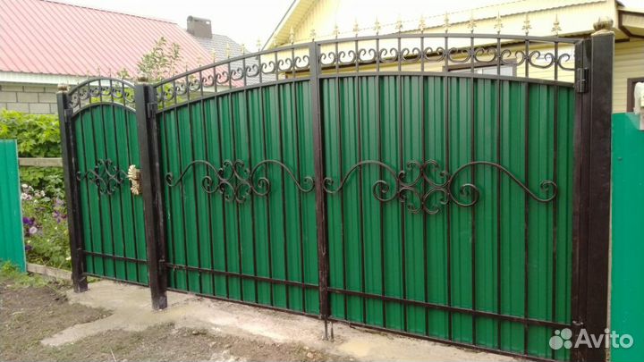 Ворота кованые