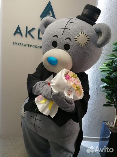 Ростовая кукла мишка тедди, зайка