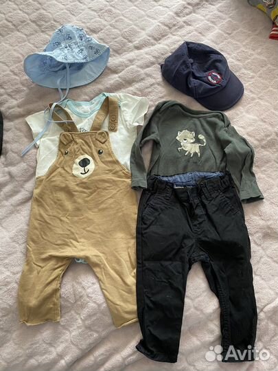 Вещи пакетом на мальчика с 62-86 р-р