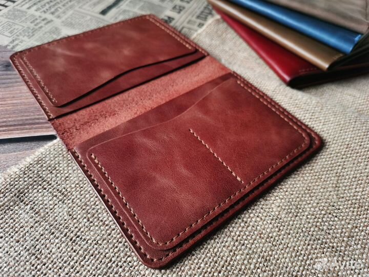 Обложка на паспорт из натуральной кожи