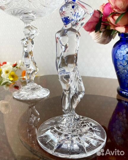 Ваза хрустальная