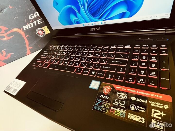 Игравой Ноутбук MSI i7 / GTX1050ti